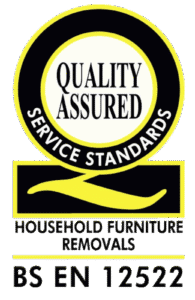 Quality Assured Service Standards logo for Household Furniture Removals - BS EN 12522